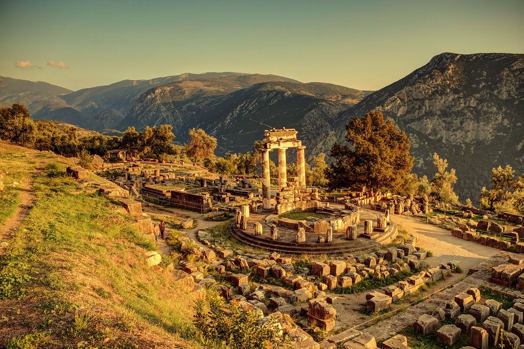 Delphi, Greece: the ancient sanctuary of Apollo